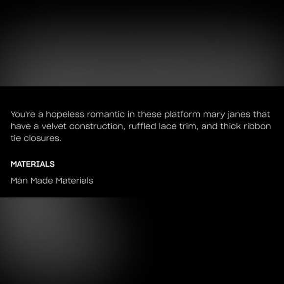 NIB Dolls Kill Widow Nocturnal Garden Platform Mary Janes in Black Velvet & Lace - Picture 15 of 16